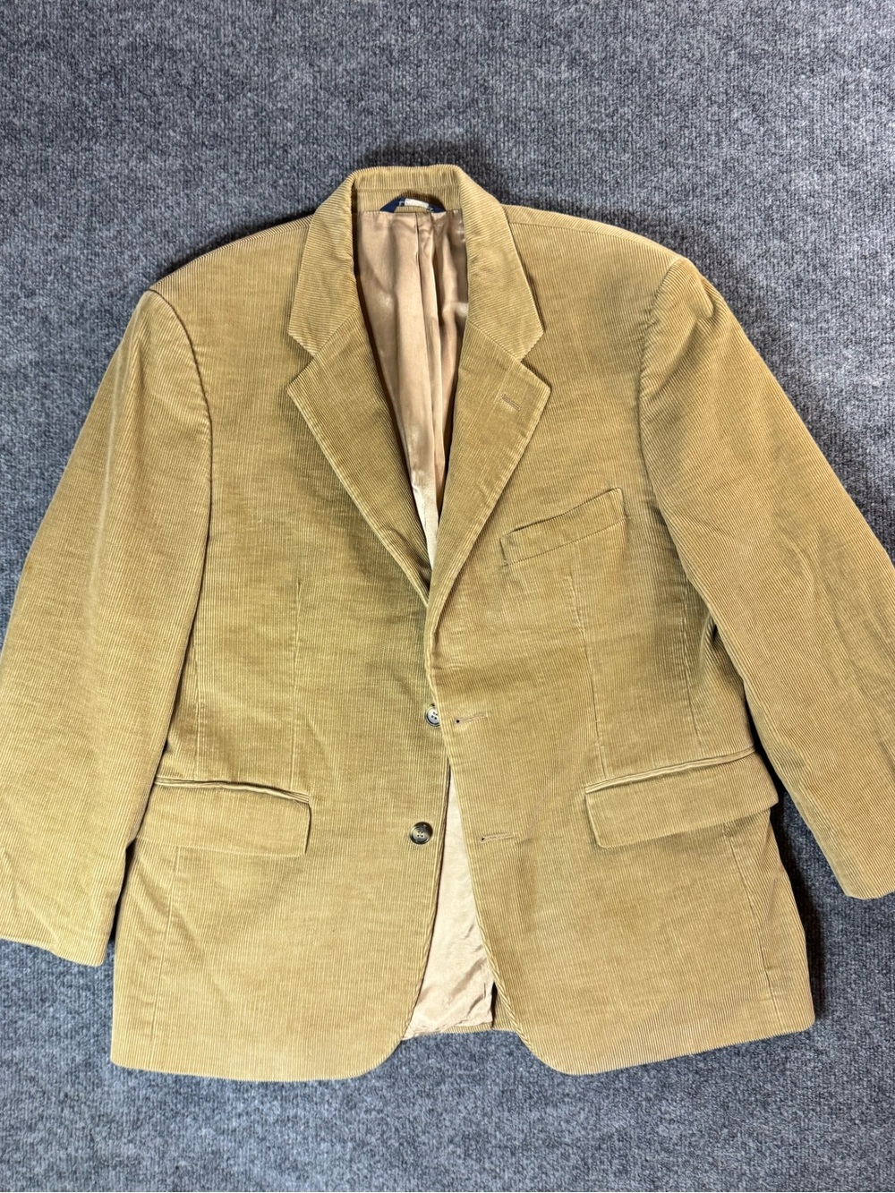 Brooks Brothers Men's Corduroy Sport Coat in Mustard